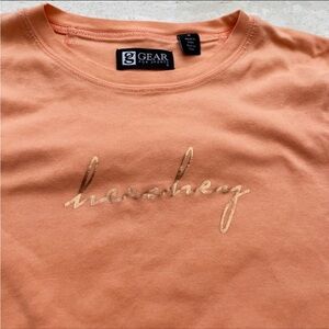 Gear For Sports Coral Tee with Gold “Hershey”